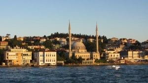 evening light on the Bosphoros