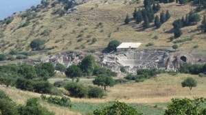 First view - Ephesus, Odeon theatre